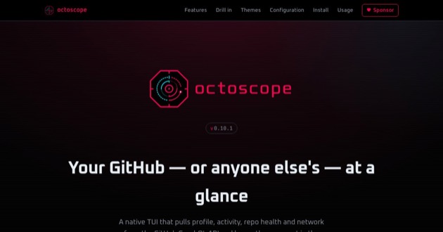 Capture d'écran de octoscope