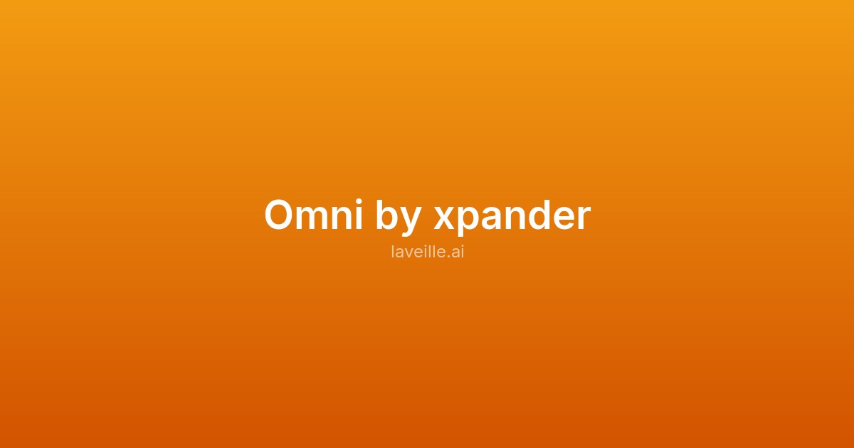 Capture d'écran de Omni by xpander