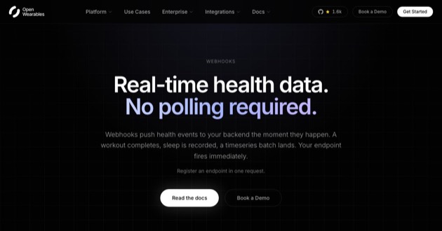 Capture d'écran de Open Wearables