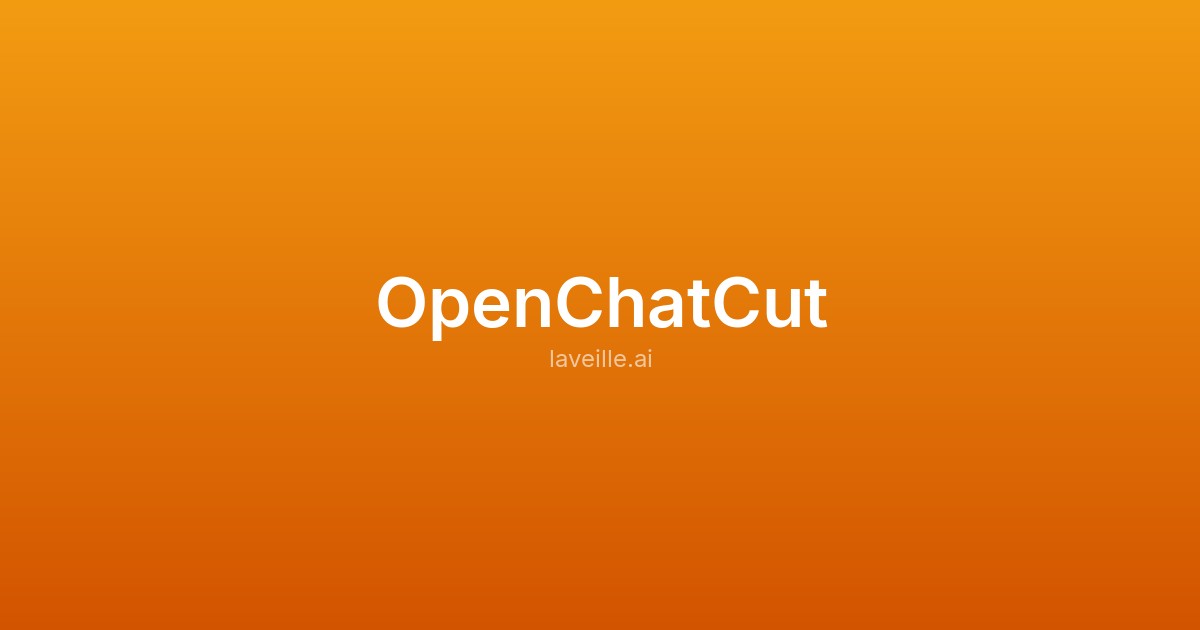 Capture d'écran de OpenChatCut