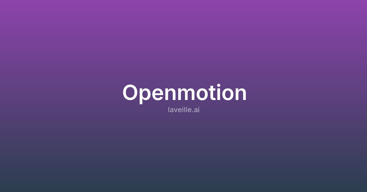 Capture d'écran de Openmotion