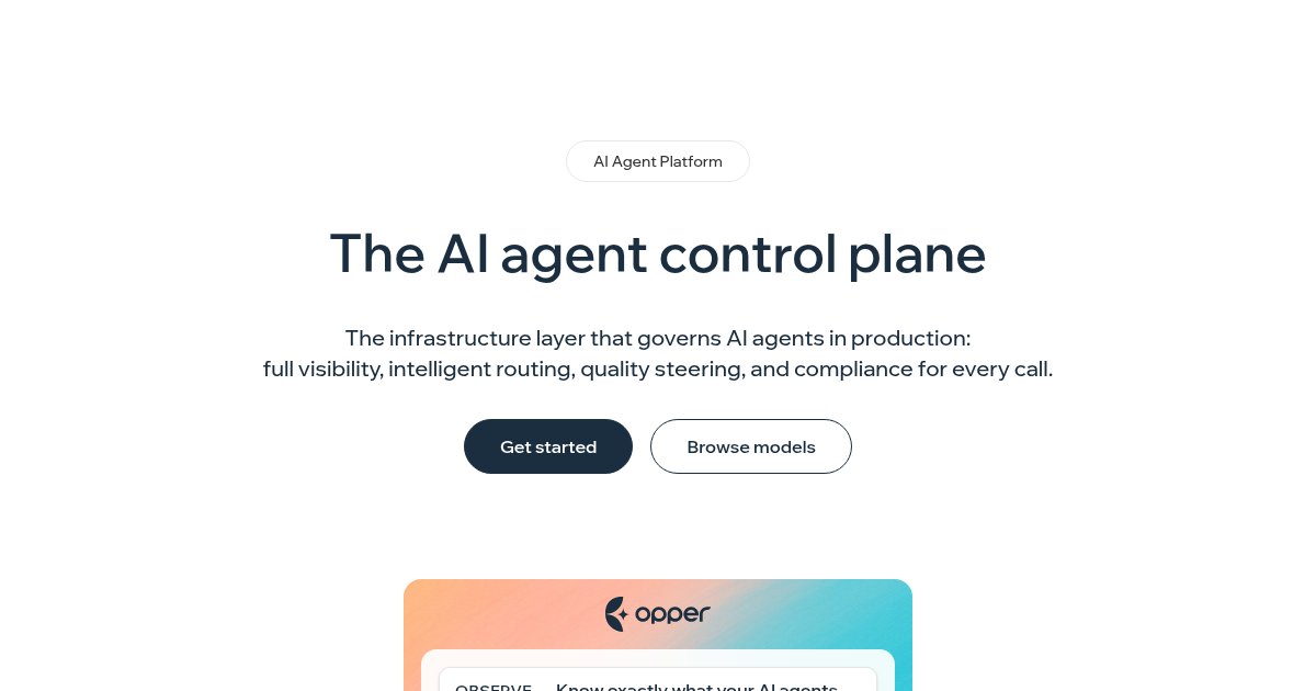 Capture d'écran de Opper AI