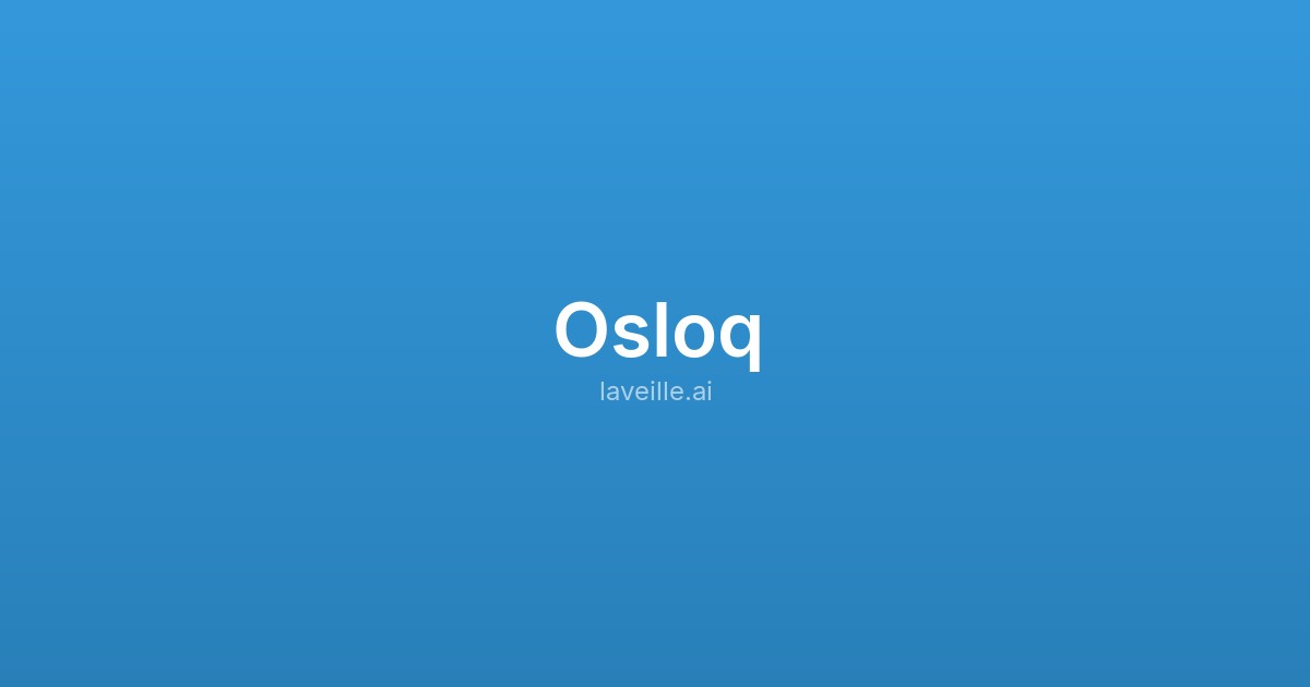 Capture d'écran de Osloq