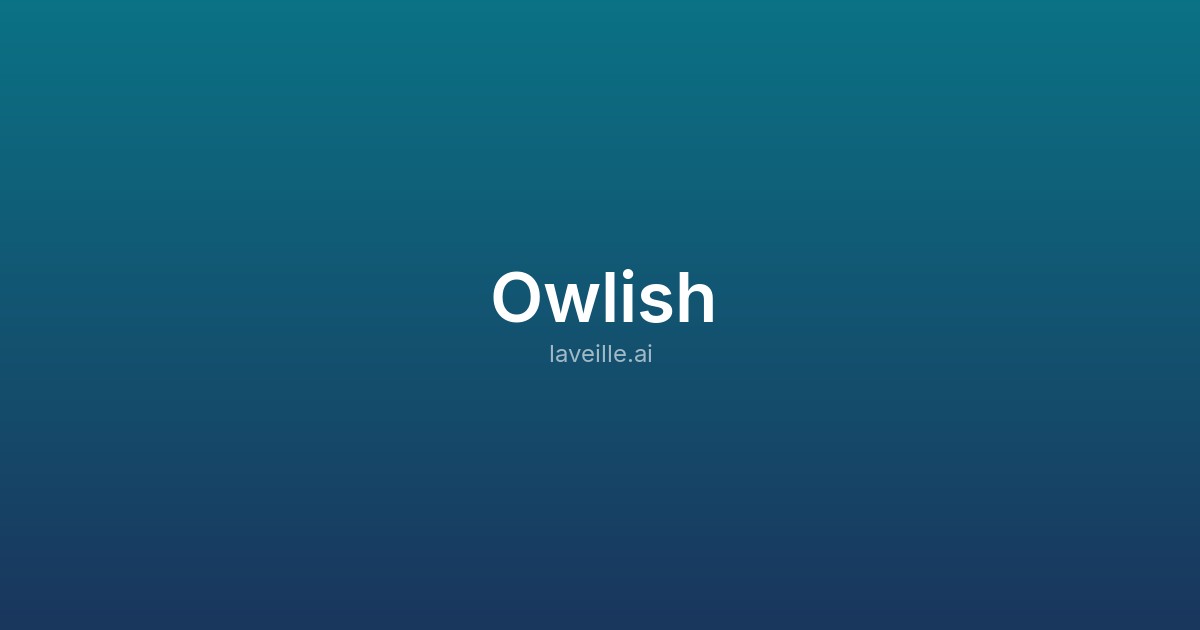 Capture d'écran de Owlish