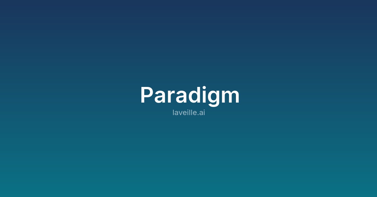 Capture d'écran de Paradigm