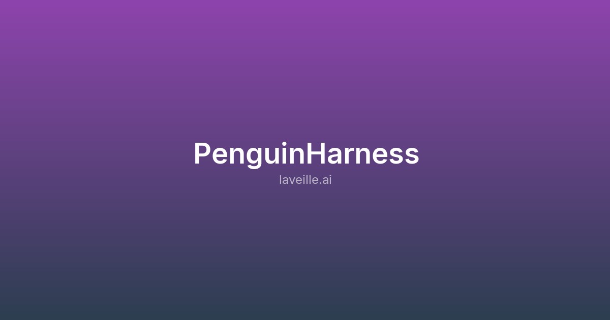 Capture d'écran de PenguinHarness