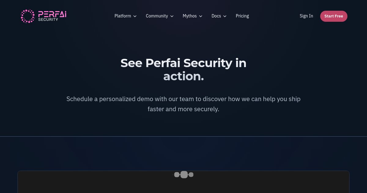 Capture d'écran de Perfai Security
