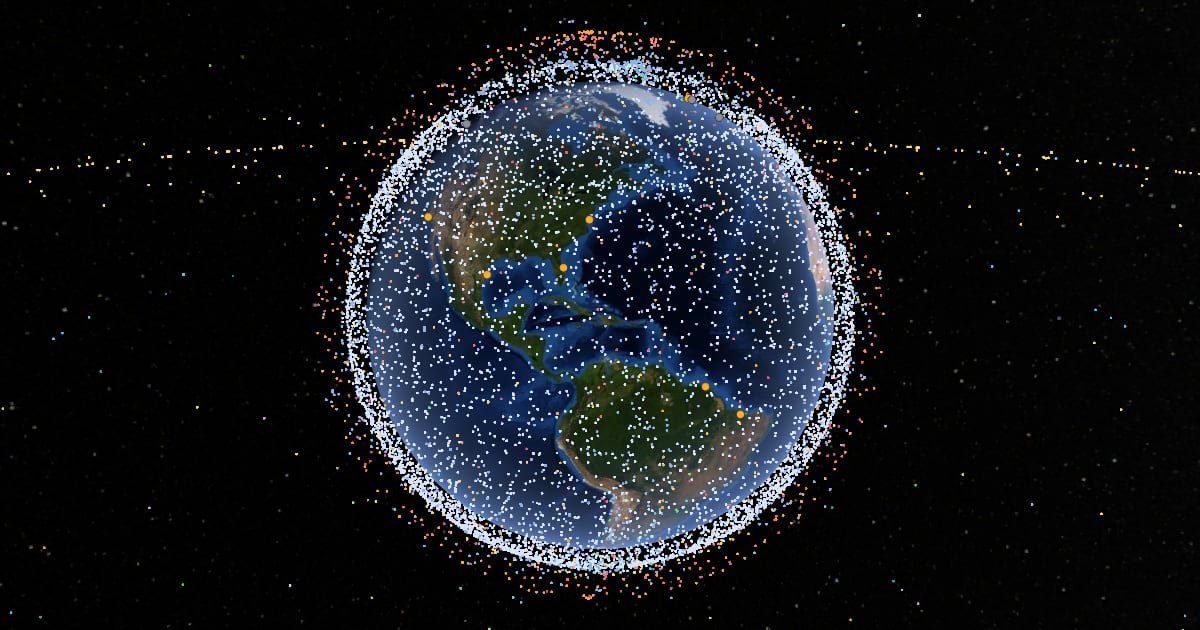 Capture d'écran de Perigee real-time web viewer of artificial objects in space