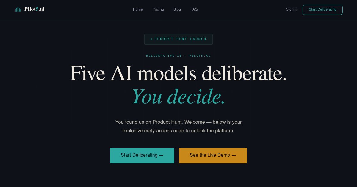 Capture d ecran de Pilot5.ai