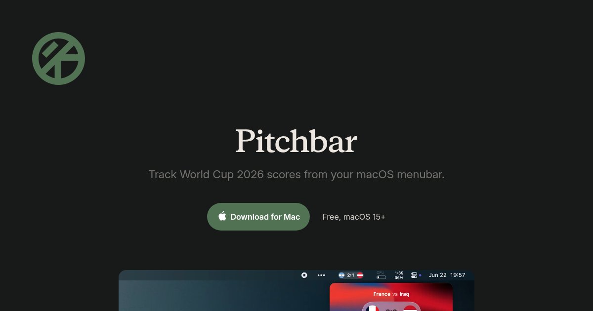 Capture d'écran de Pitchbar