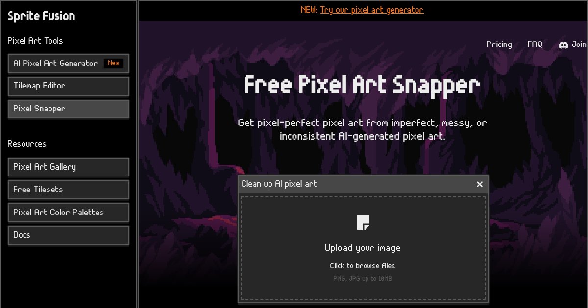 Capture d'écran de Pixel Snapper
