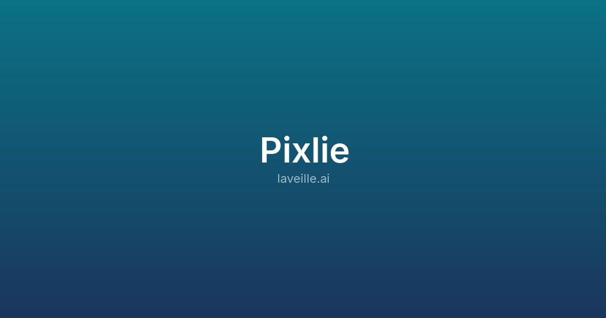 Capture d'écran de Pixlie