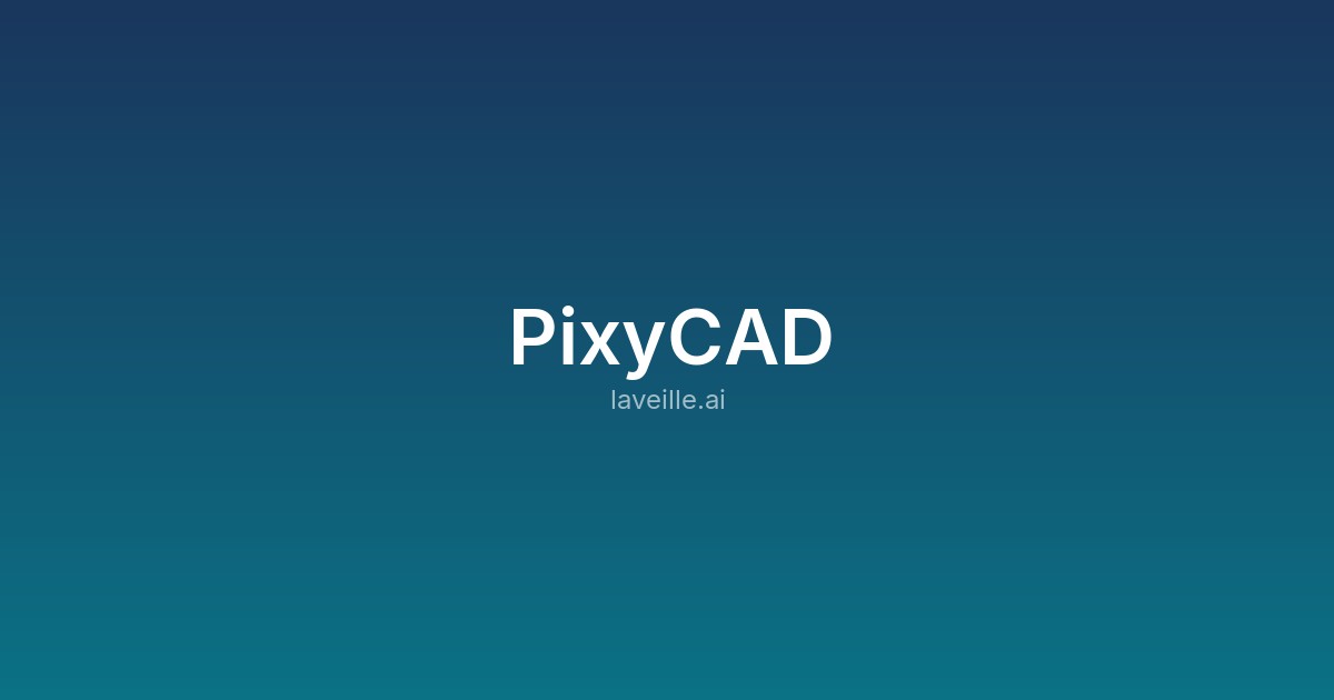 Capture d'écran de PixyCAD