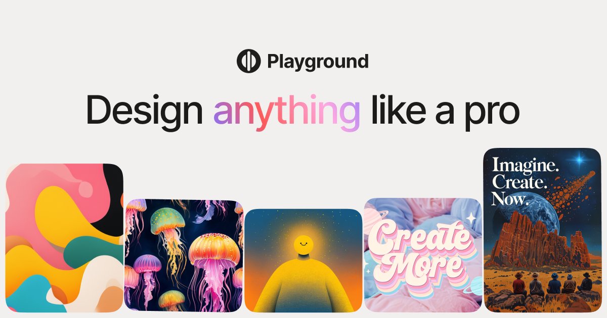 Capture d'écran de Playground AI