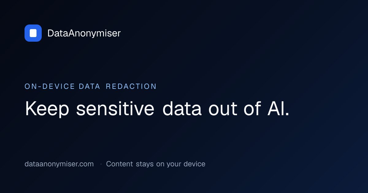 Capture d'écran de Prompt Anonymization and Deanonymization
