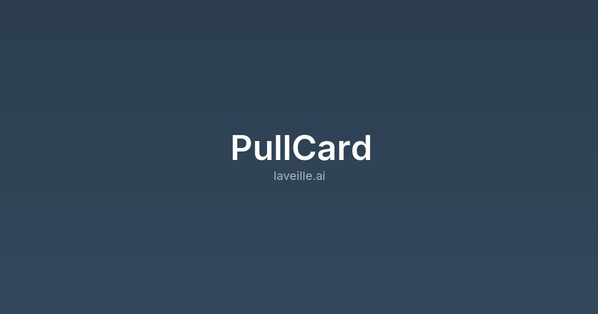 Capture d'écran de PullCard