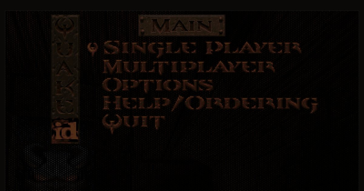 Capture d'écran de Quake ported to safe Rust, playable in browser
