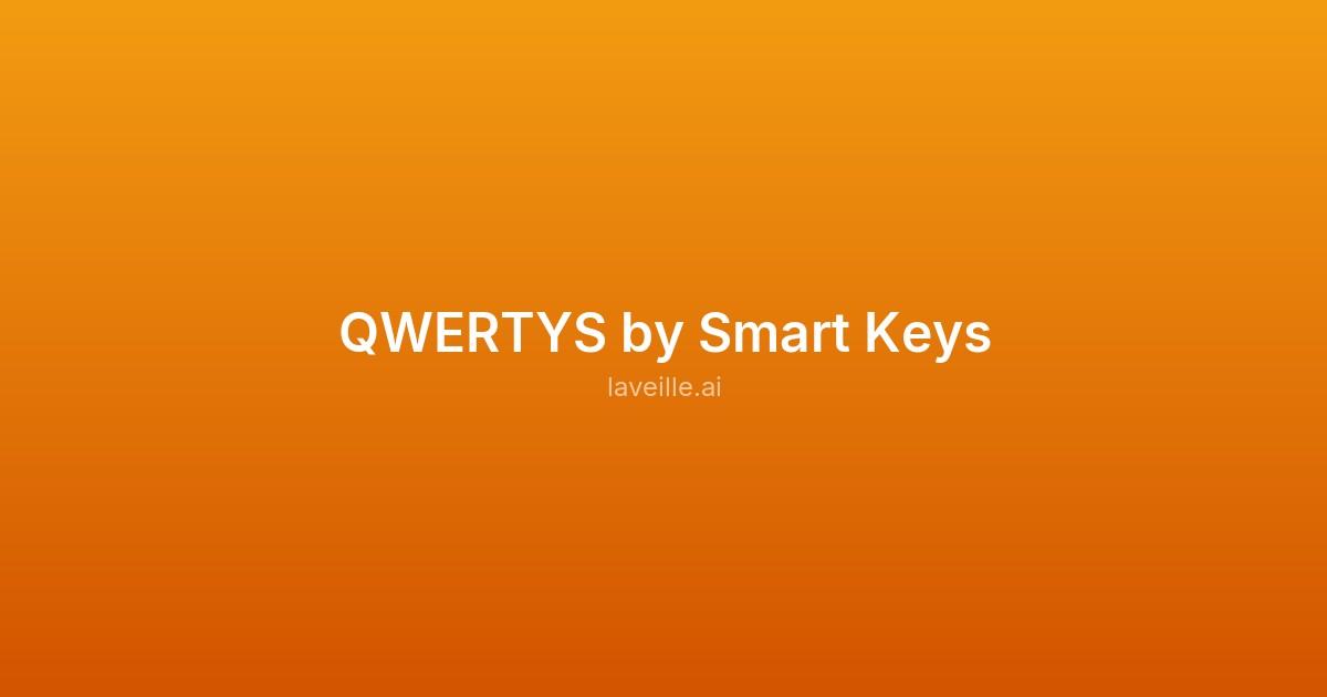 Capture d'écran de QWERTYS by Smart Keys