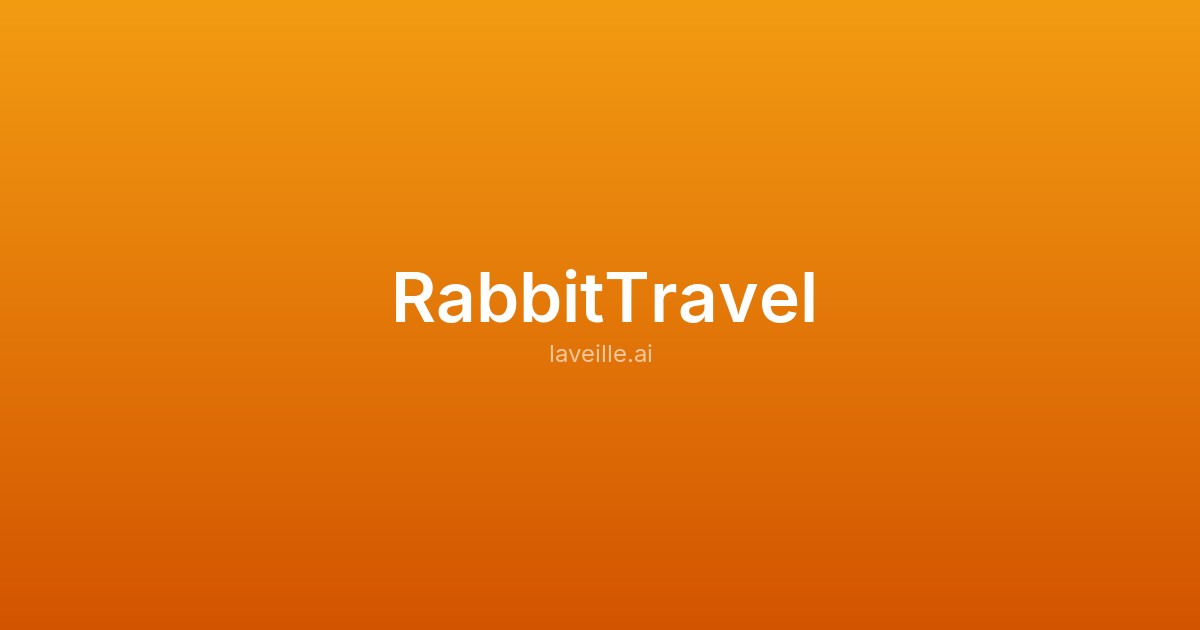 Capture d'écran de RabbitTravel