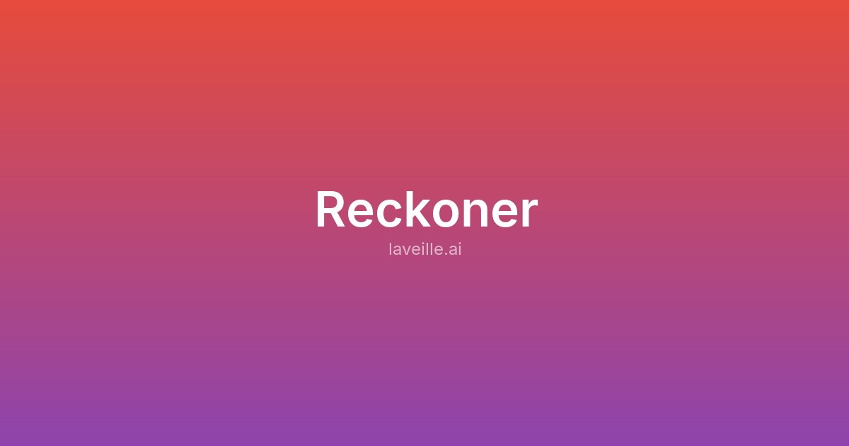 Capture d'écran de Reckoner