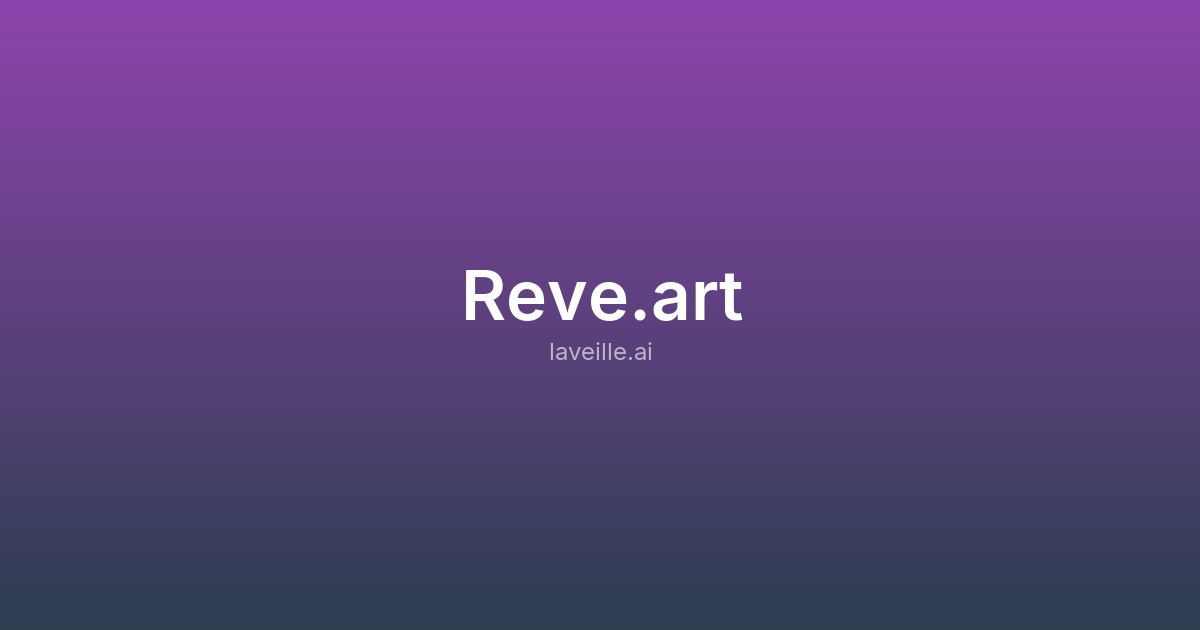 Capture d ecran de Reve.art