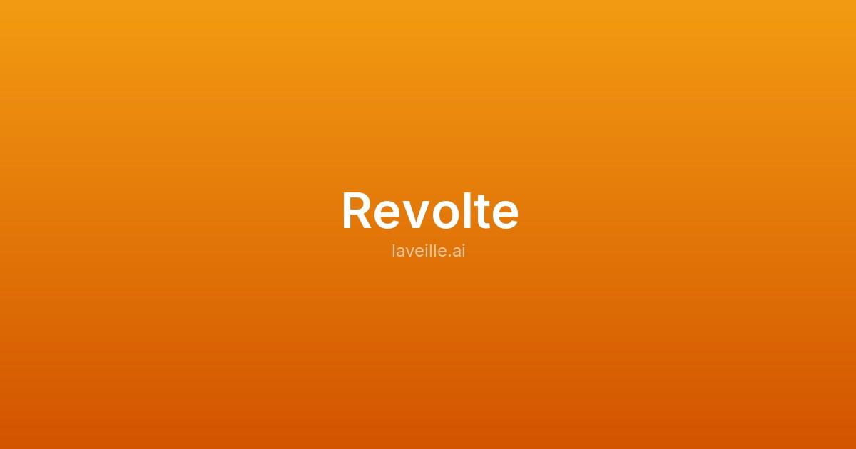 Capture d'écran de Revolte