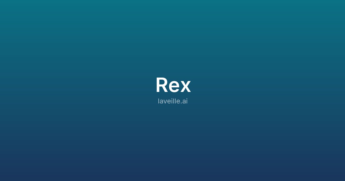 Capture d'écran de Rex