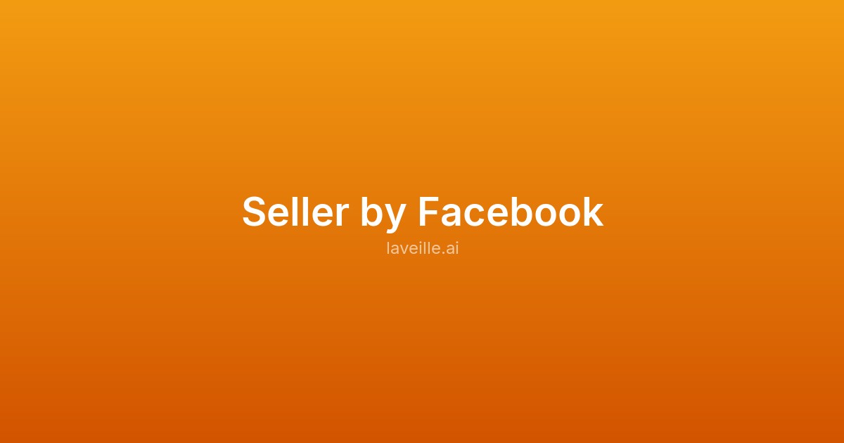 Capture d'écran de Seller by Facebook