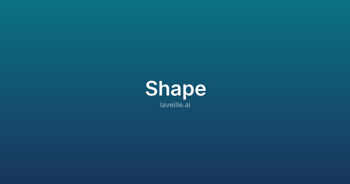 Capture d'écran de Shape