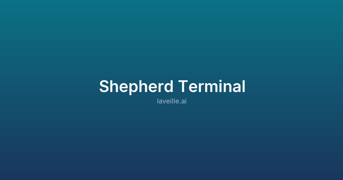 Capture d'écran de Shepherd Terminal