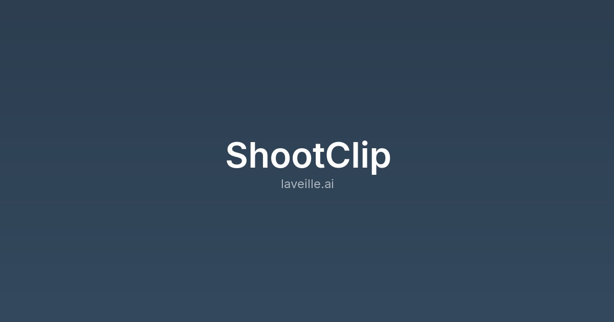 Capture d'écran de ShootClip