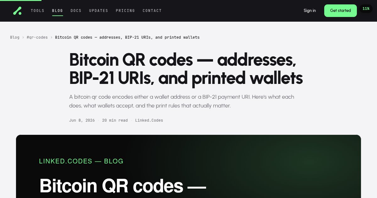 Capture d'écran de Short links and dynamic QR codes you can white-label as your own SaaS