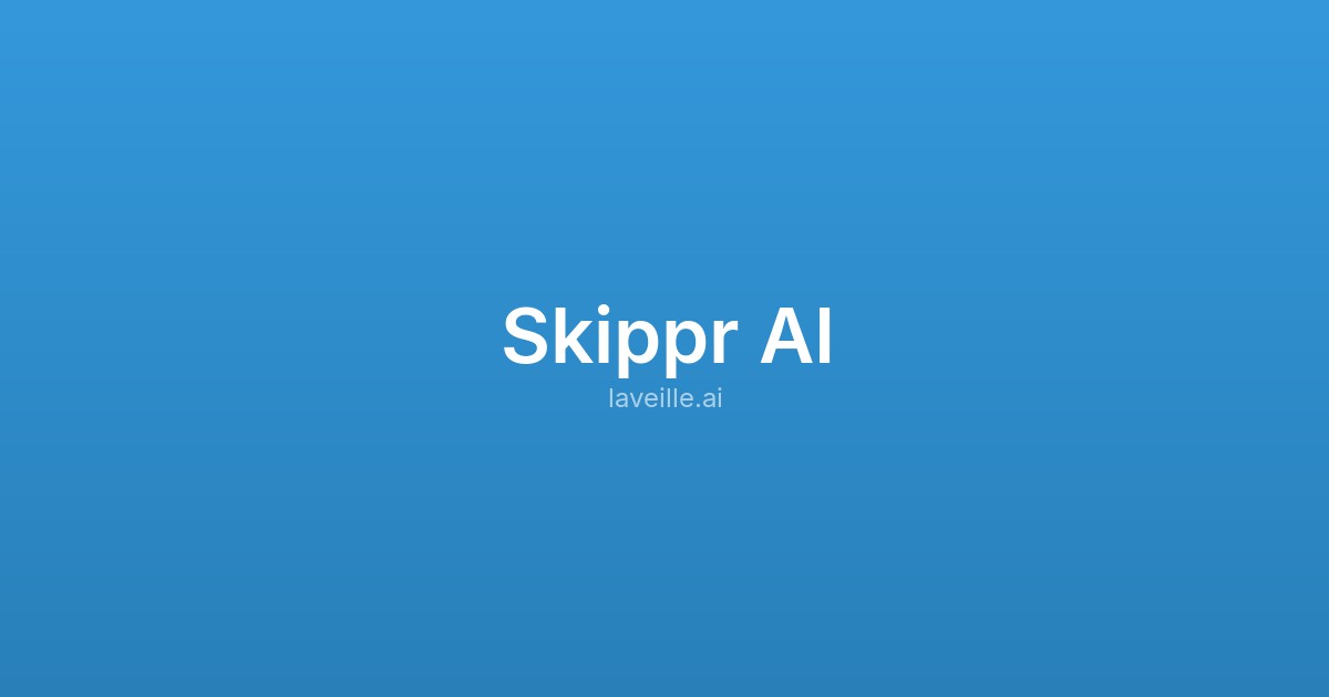 Capture d'écran de Skippr AI