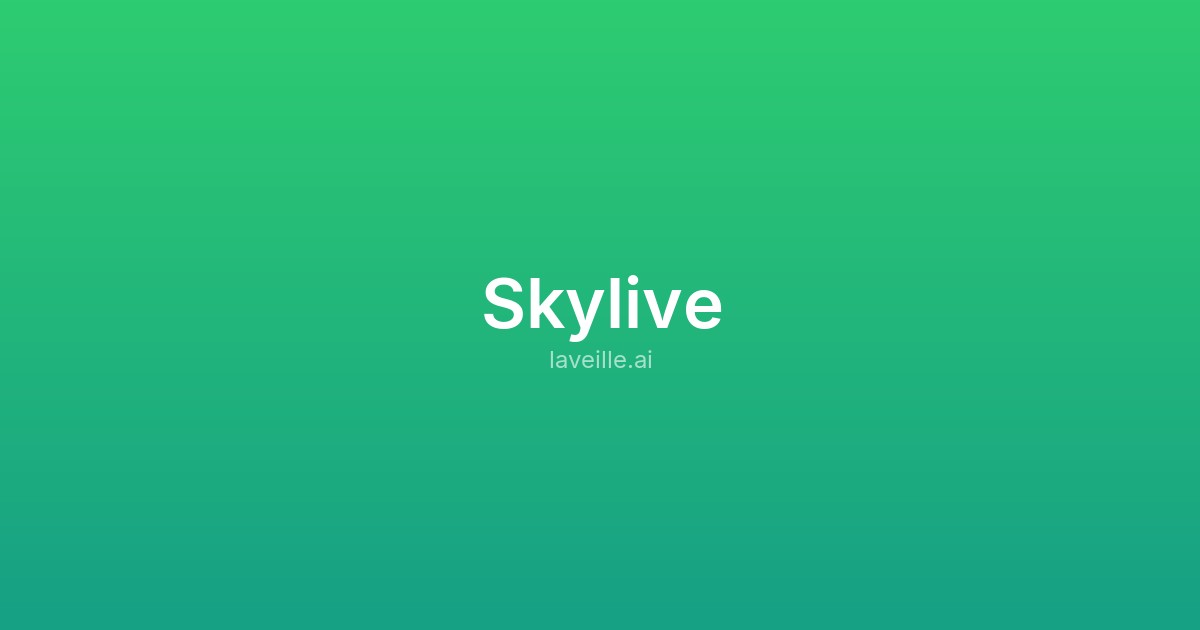 Capture d'écran de Skylive