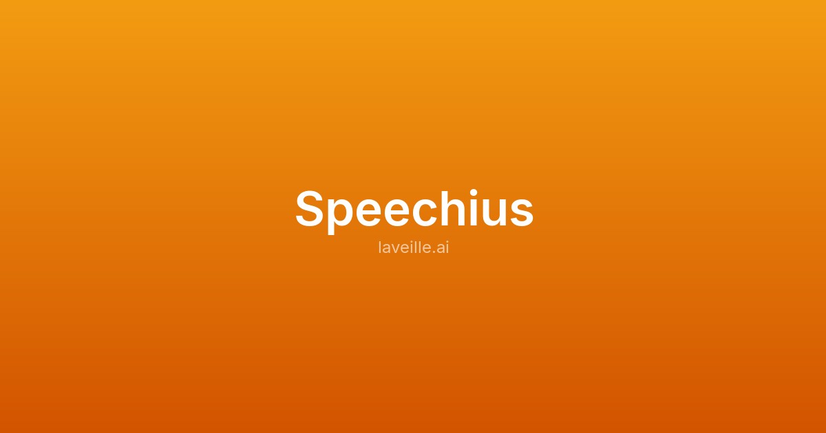 Capture d'écran de Speechius