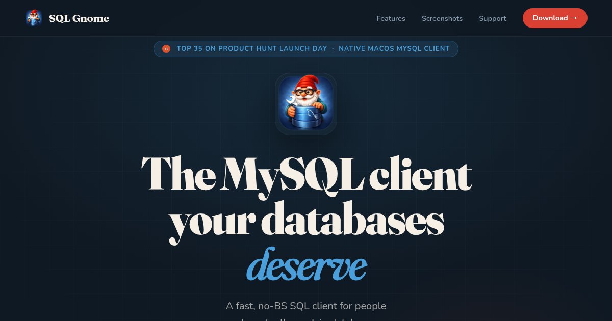 Capture d ecran de SQL Gnome