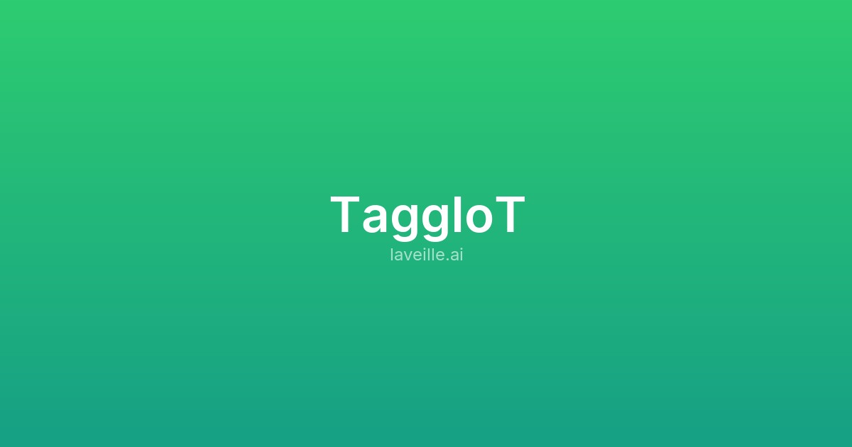 Capture d'écran de TaggIoT