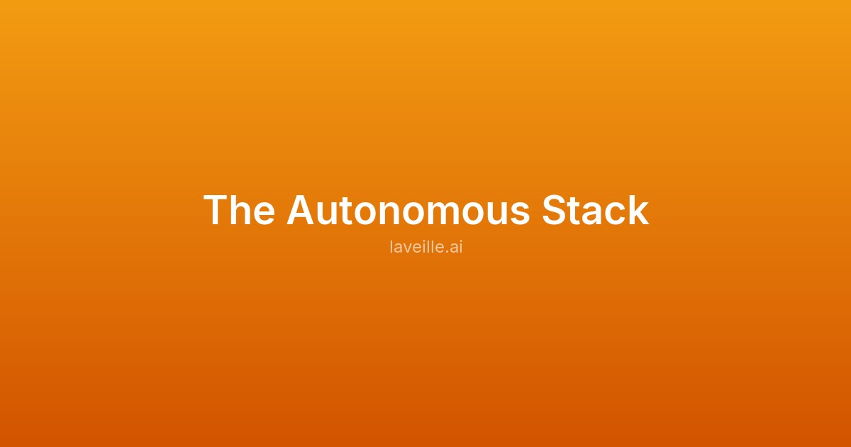 Capture d'écran de The Autonomous Stack