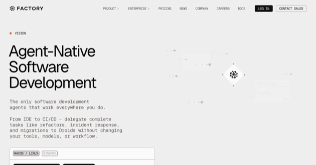 Capture d'écran de The Factory Desktop App