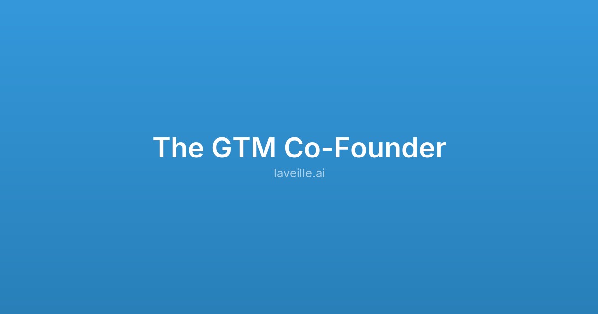 Capture d'écran de The GTM Co-Founder