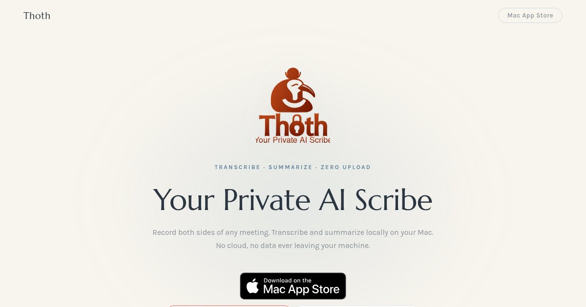 Capture d ecran de Thoth