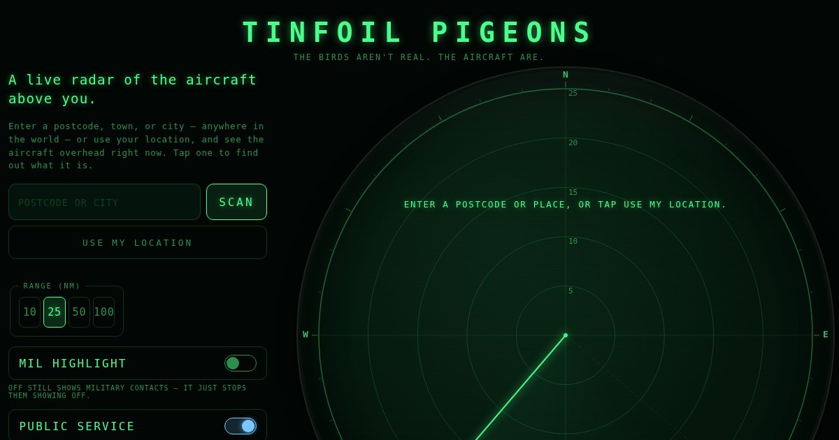 Capture d'écran de Tinfoil Pigeons