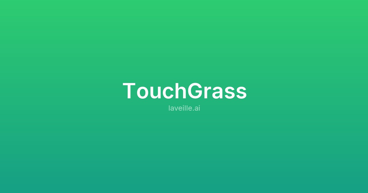 Capture d'écran de TouchGrass