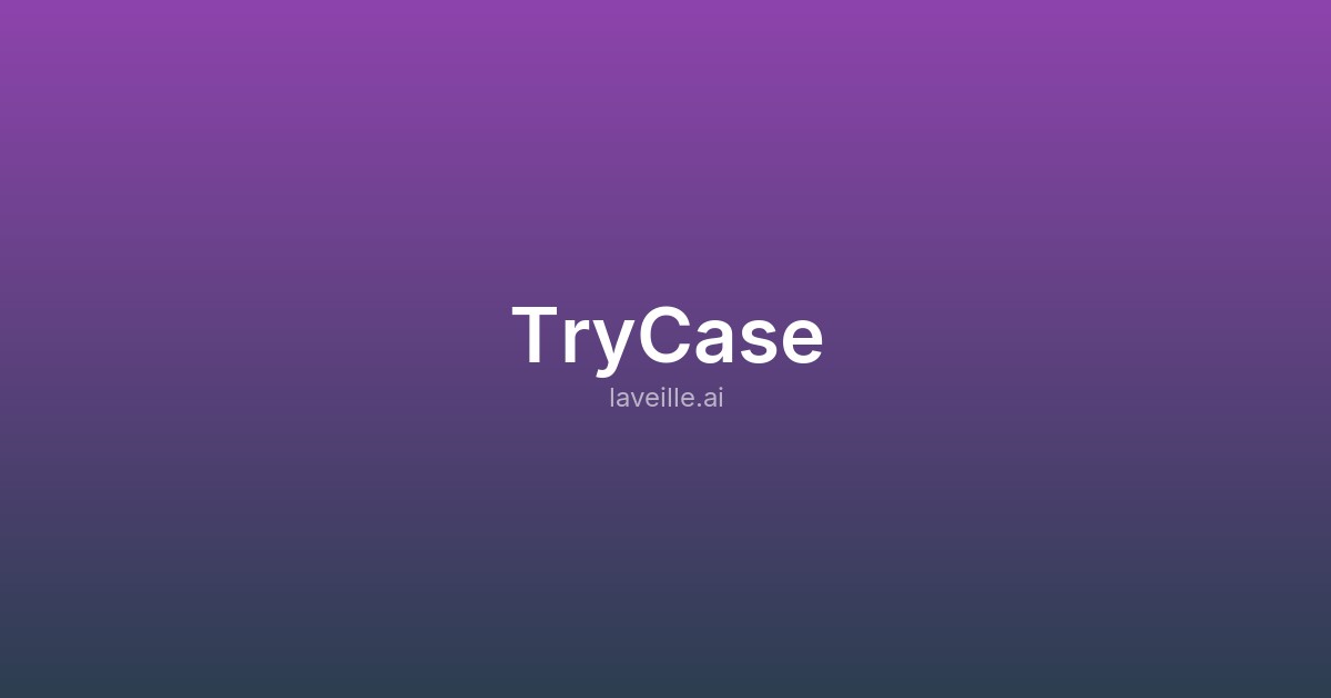 Capture d'écran de TryCase