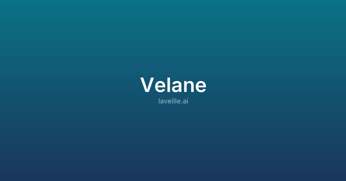 Capture d'écran de Velane