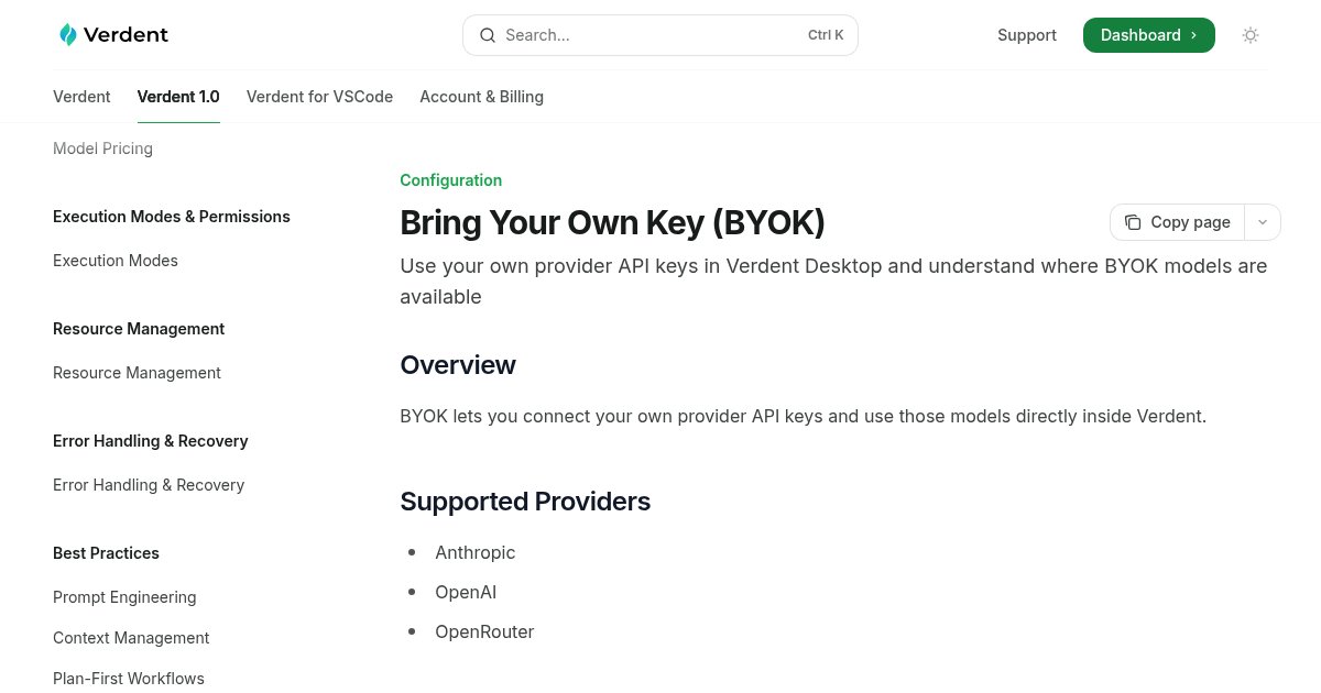 Capture d ecran de Verdent 2.0