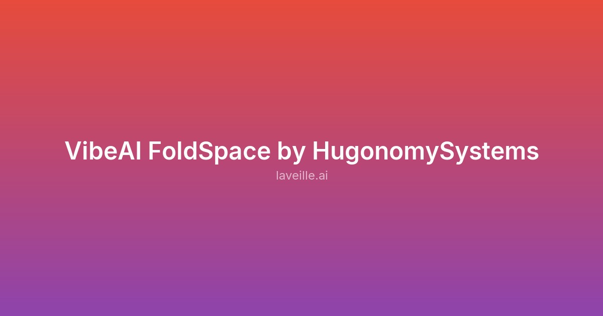 Capture d'écran de VibeAI FoldSpace by HugonomySystems