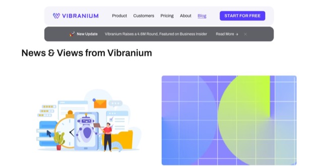 Capture d'écran de Vibranium Labs