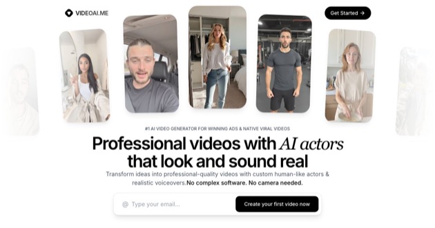 Capture d'écran de VIDEO AI ME