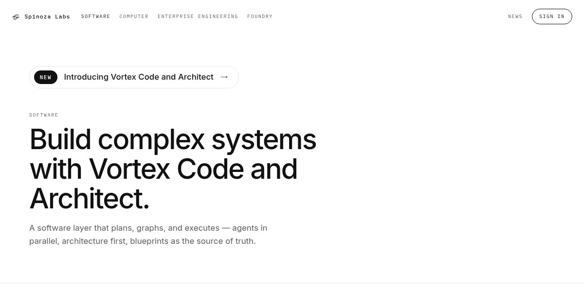 Capture d'écran de Vortex Code